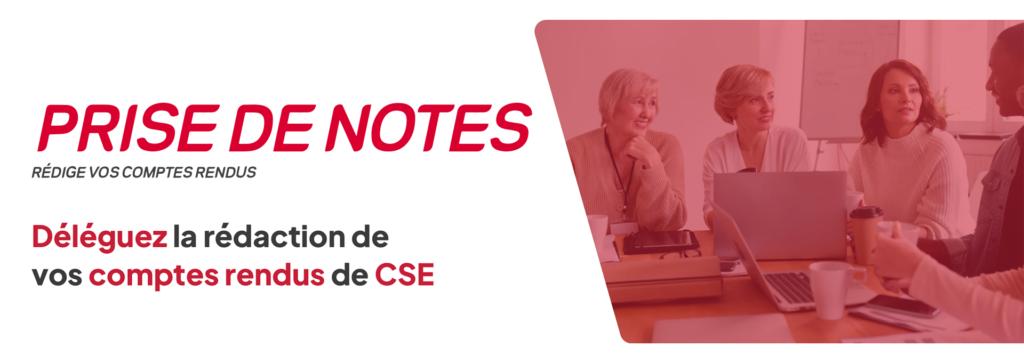 Bannière prise de note