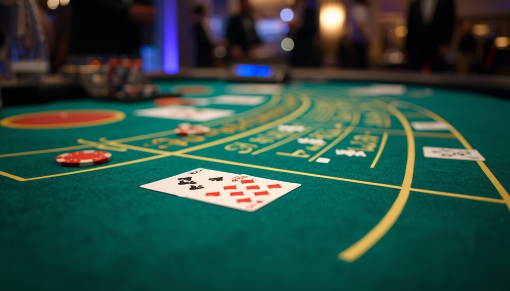 table de blackjack soirée entreprise